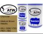 Preview: Chevrolet, Medium Brown Metallic, 65U / 9286 Y709 P901 / 804: 500ml Lackdose + 500ml Klarlack + 250ml Härter - Set, von ATW Autoteile West.